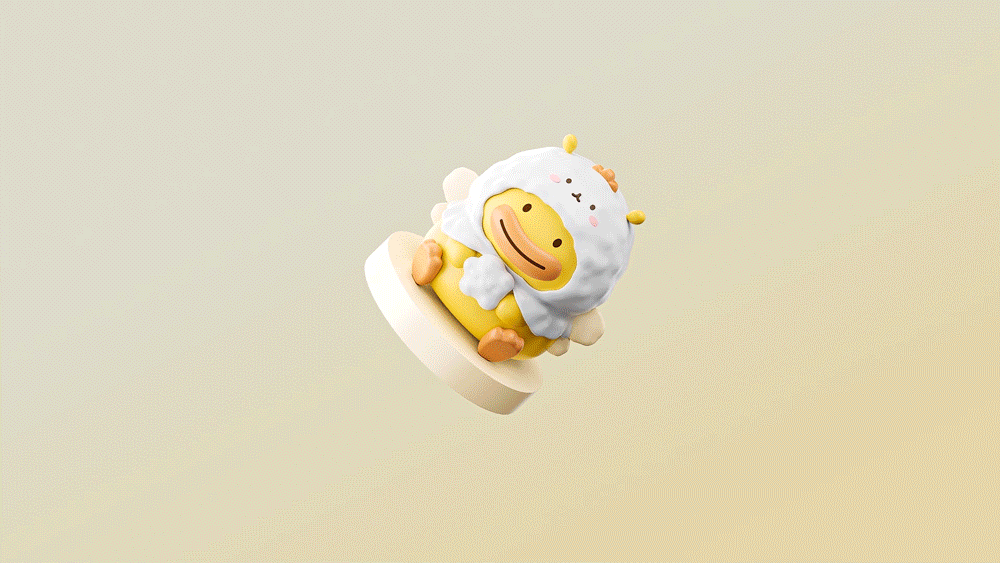 IP公仔联名无线充产品渲染丨产品视频（图ZMzkwMzk4MTc2） - 电子产品 - 站酷设计师太安Taian原创素材 - 站酷ZCOOL