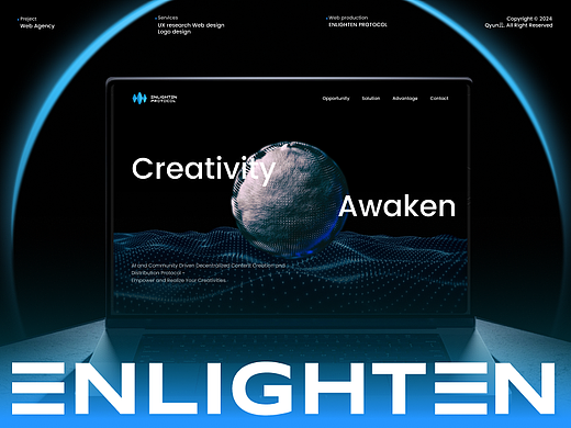 ENLIGHTEN PROTOCOL-品牌网页设计