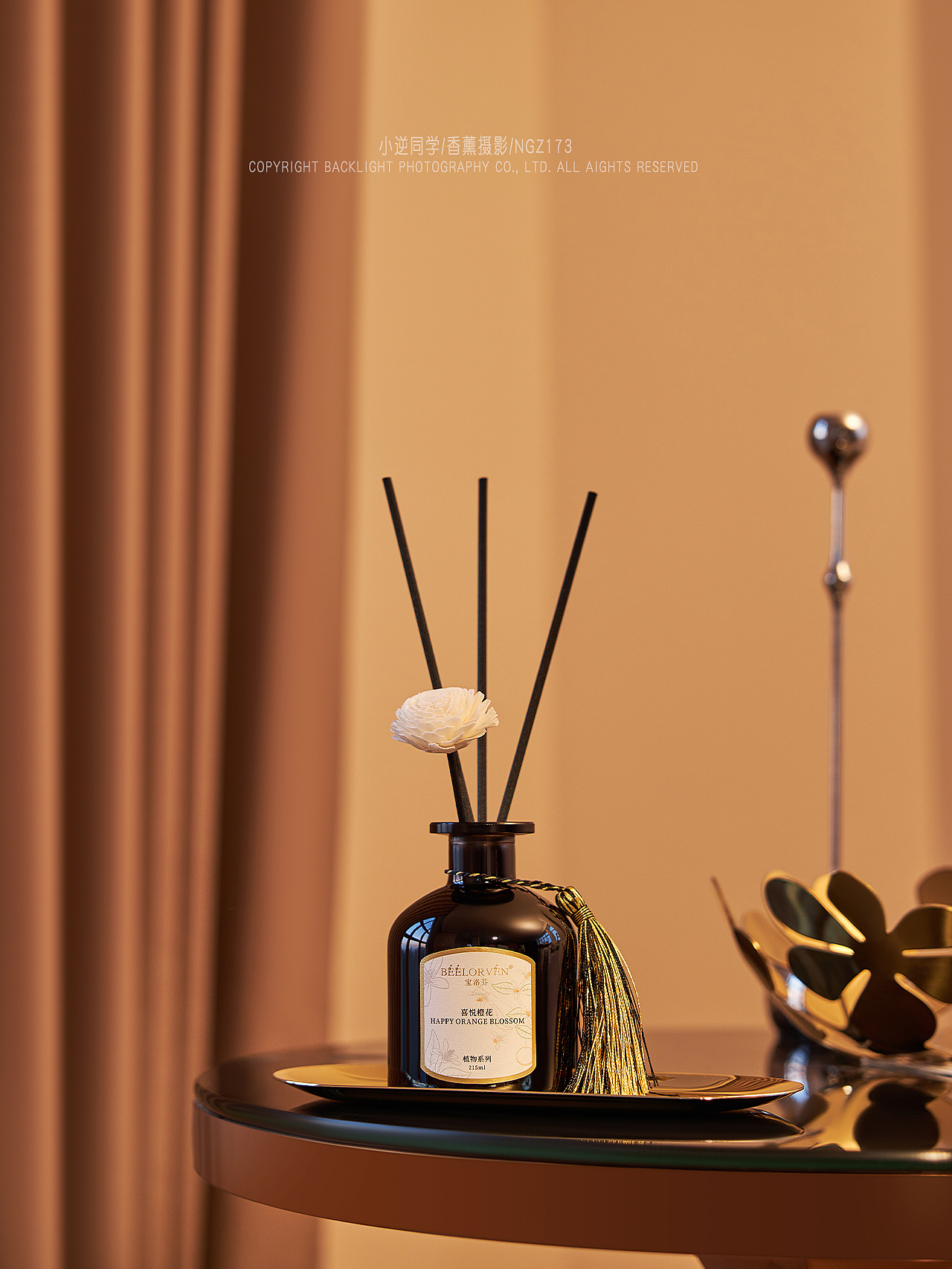 酒店香薰静物摄影/逆光者视觉/香氛摄影