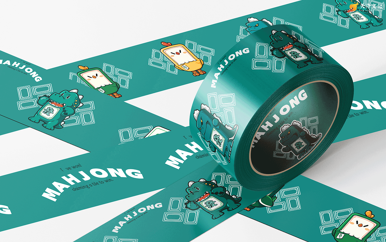 棋牌室吉祥物全案视觉设计|麻将系列IP形象
