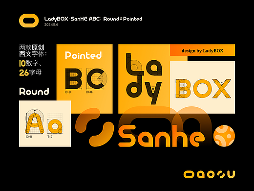 “ LadyBOX-SanHE ABC ” 原创西文字体