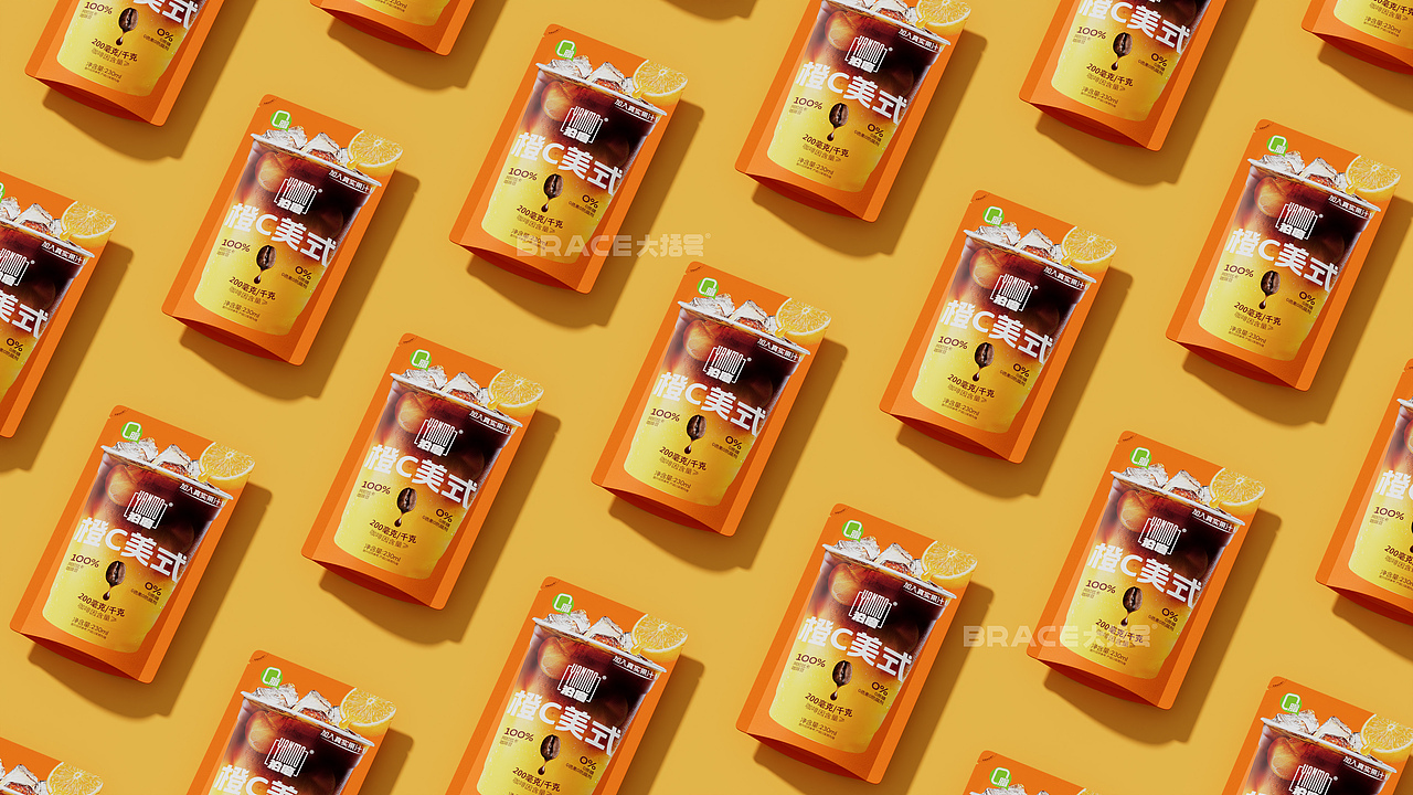 咖啡包装 网红咖啡 咖啡袋装包装设计 饮料包装 美式（图ZMzkwNDMxNDQw） - 包装 - 站酷设计师大括号包装设计原创素材 - 站酷ZCOOL