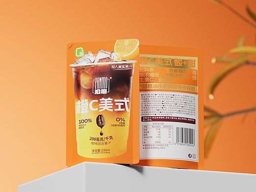咖啡包装 网红咖啡 咖啡袋装包装设计 饮料包装 美式