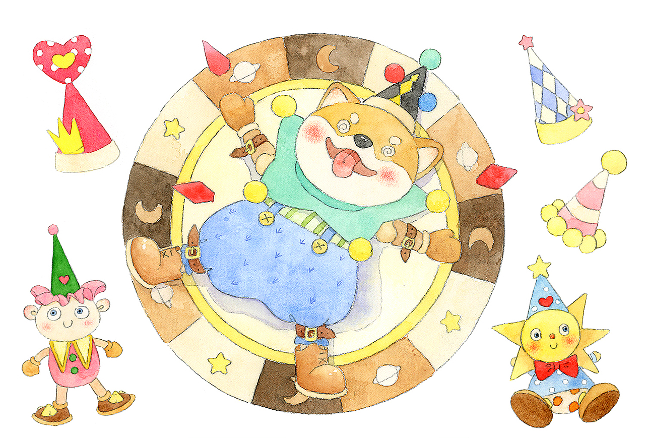 水彩 插画（图ZMzkwNDM0NjEy） - 儿童插画 - 站酷设计师蛙不鸣原创素材 - 站酷ZCOOL
