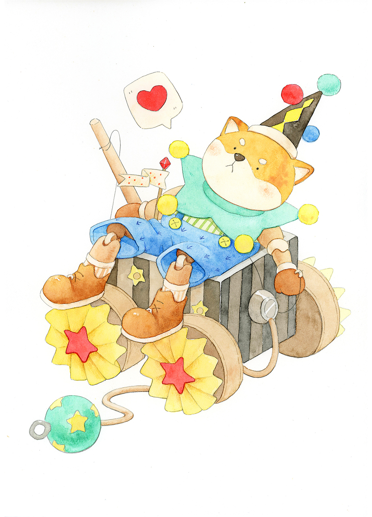 水彩 插画（图ZMzkwNDM0NjA4） - 儿童插画 - 站酷设计师蛙不鸣原创素材 - 站酷ZCOOL