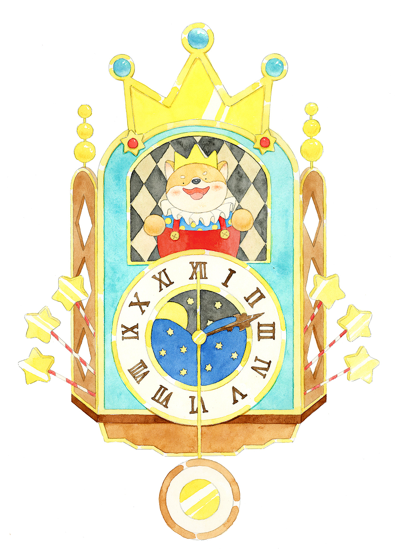 水彩 插画（图ZMzkwNDM0NjI4） - 儿童插画 - 站酷设计师蛙不鸣原创素材 - 站酷ZCOOL