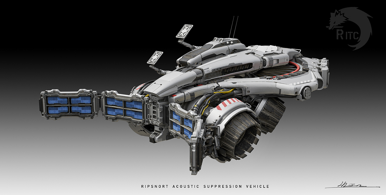 喧闹者浮空载具  概念设计