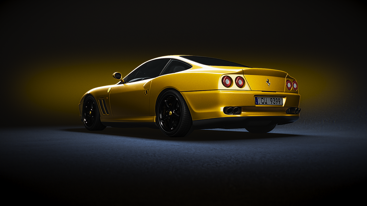 Automotive Visualization_ Ferrari