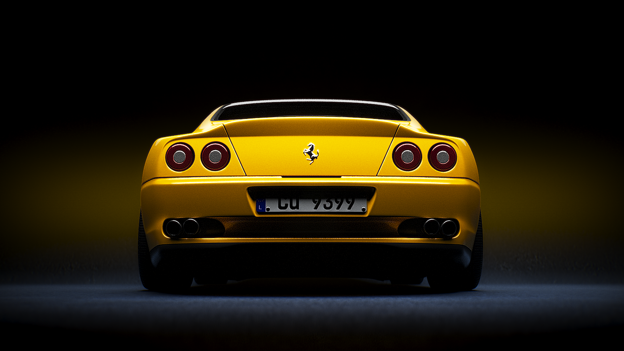 Automotive Visualization_ Ferrari