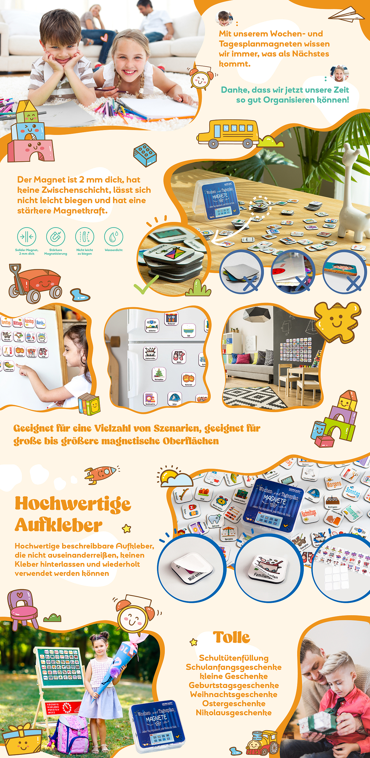 儿童冰箱贴超级A+（图ZMzkwNDQ0MTk2） - 品牌 - 站酷设计师莫子非鱼原创素材 - 站酷ZCOOL