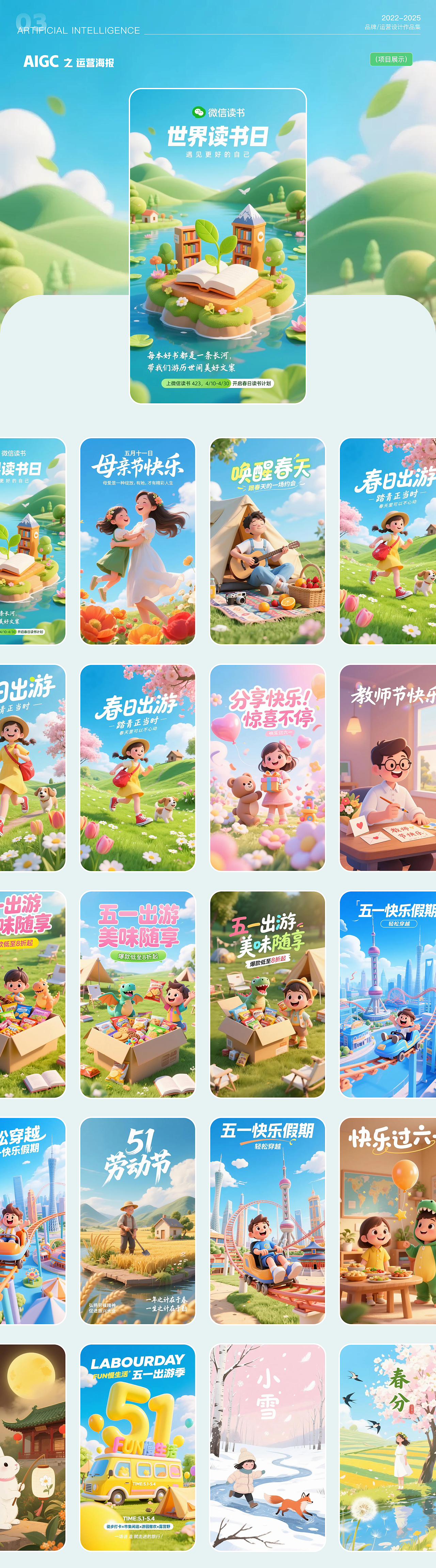 2022-2025 运营/品牌/AIGC作品集（图ZMzkwNDUwMTcy） - 运营设计 - 站酷设计师一颗甜桃儿原创素材 - 站酷ZCOOL