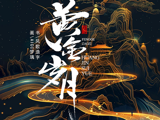 风歌造字713-迷局等7款书法字合辑
