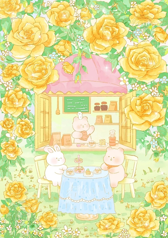 原创治愈系插画合集I花花系列（图ZMzkwNDYxMTQ0） - 商业插画 - 站酷设计师插画师果然原创素材 - 站酷ZCOOL