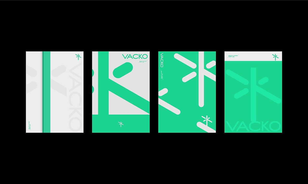 VACKO顽刻 品牌标志设计 运动品牌LOGO