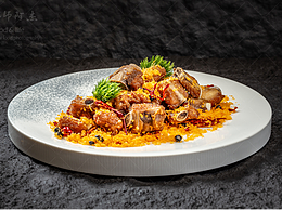 泰合国际大饭店x暗调质感背景菜品拍摄