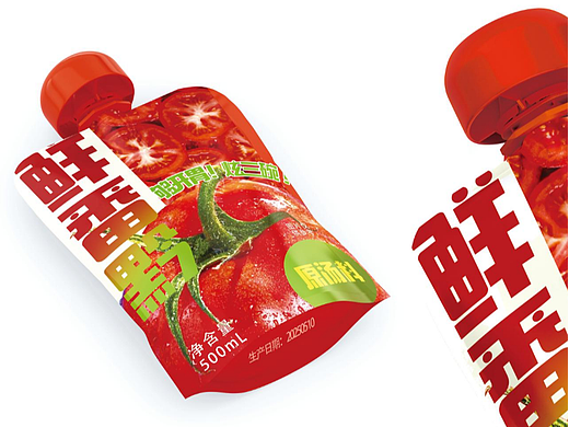 鲜番黔（茄）汤包包装设计