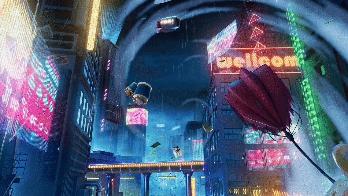 云顶之弈赛博之城又飒又萌女主播小小迦娜皮肤CG（图ZMzkwNDc0OTMy） - 动画/影视 - 站酷设计师两点十分动漫原创素材 - 站酷ZCOOL