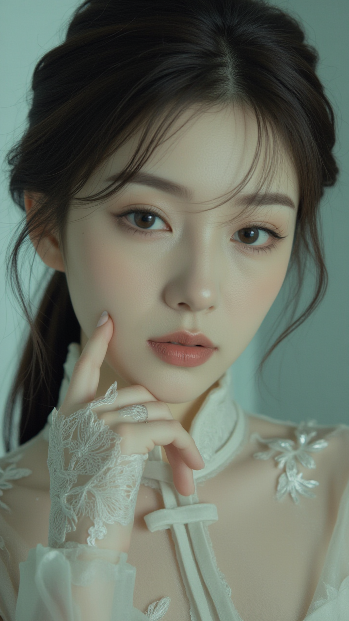 【AI古风美学渲染】：淡雅光影中的细腻呈现