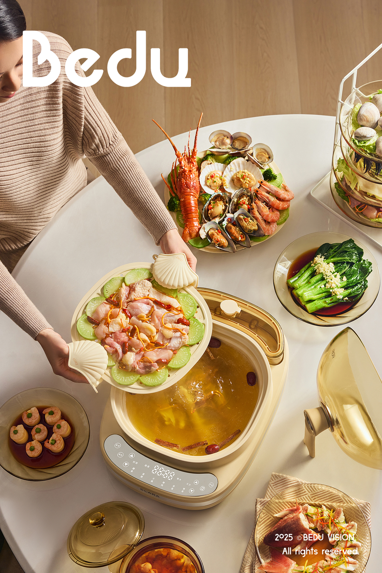 CLARA膳食锅┃比度视觉（图ZMzkwNDgzNzA4） - 产品摄影 - 站酷设计师比度丶浩Xx原创素材 - 站酷ZCOOL