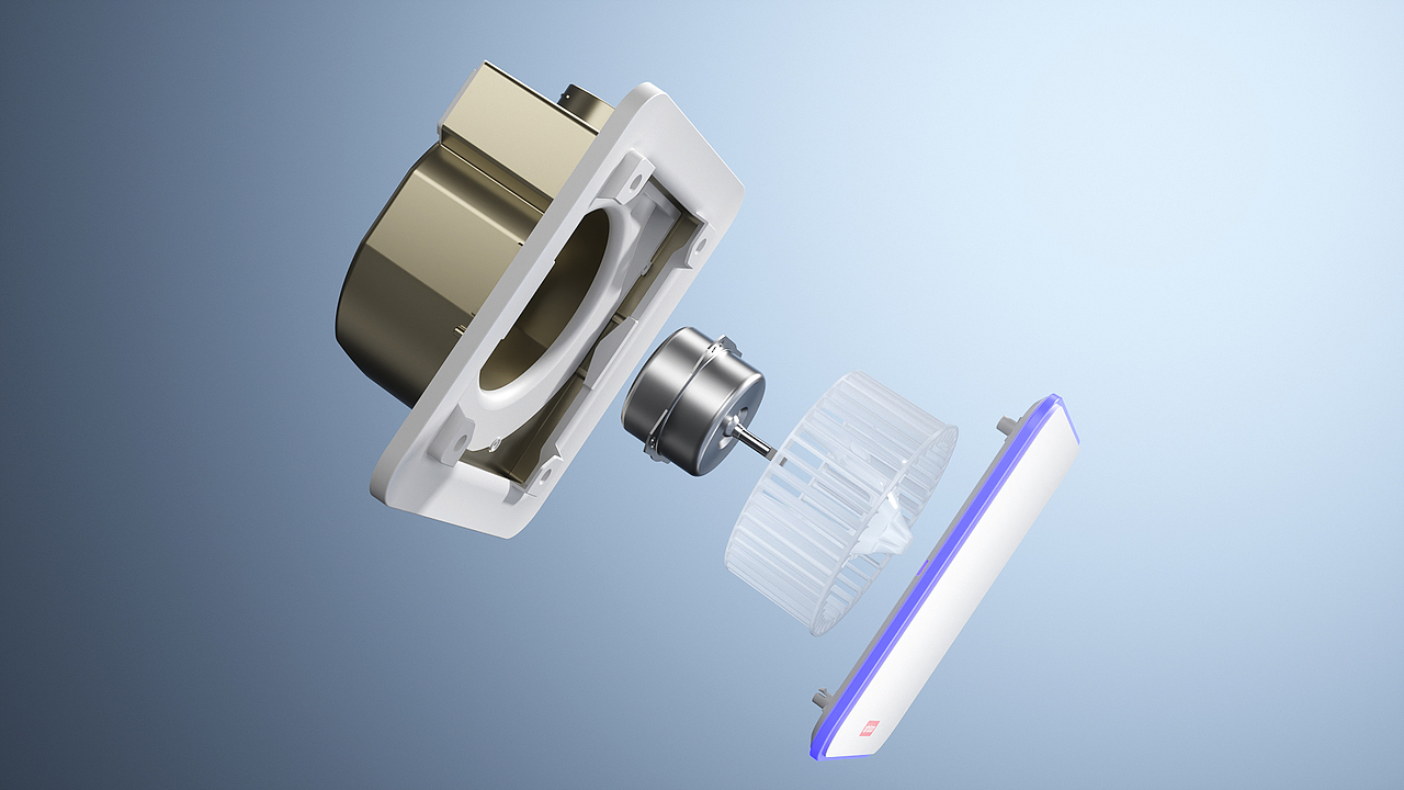 诱蚊排气扇产品动画