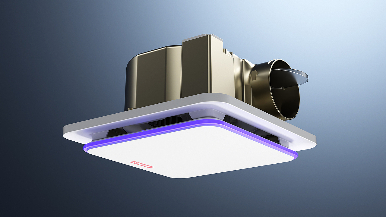 诱蚊排气扇产品动画