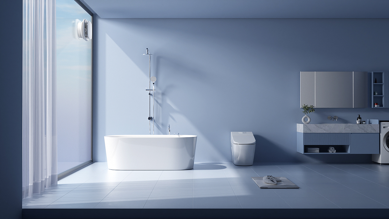 诱蚊排气扇产品动画