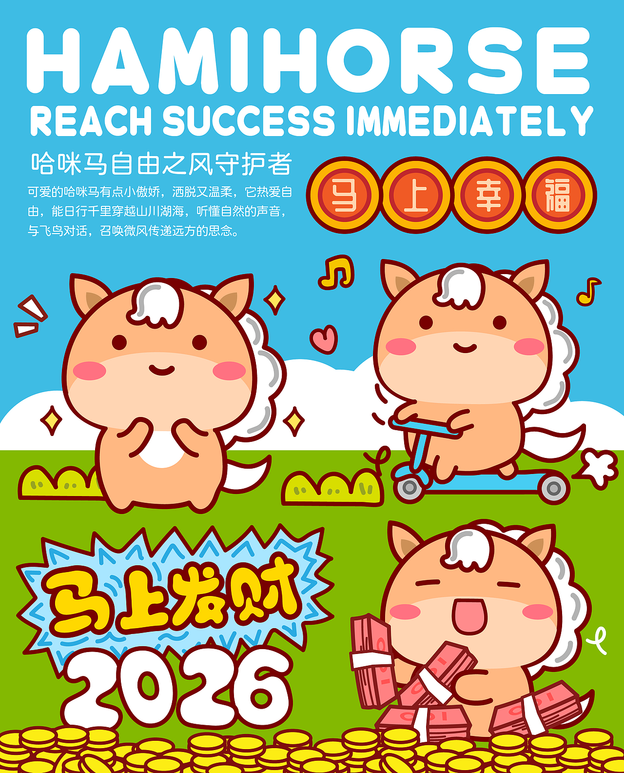 哈咪猫和马马朋友