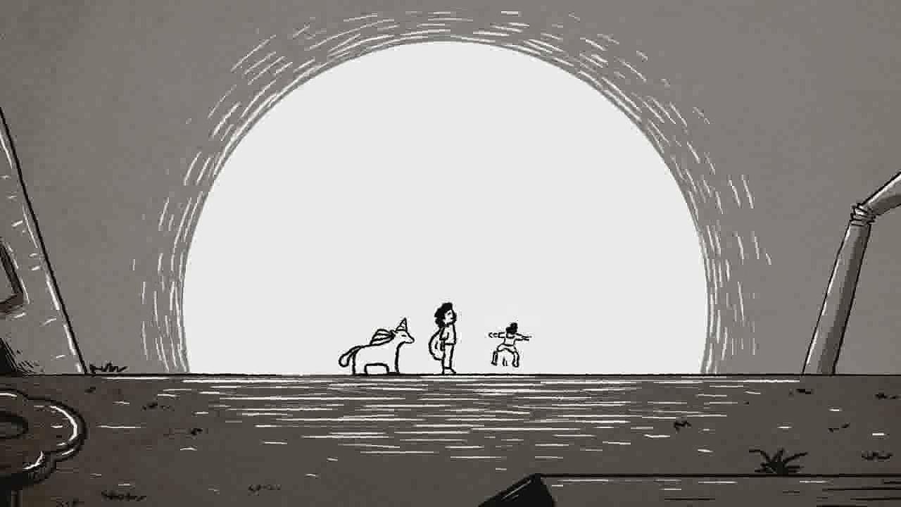 欢喜 | 个人动画实验短片 | 漫画分格结合二维动画实验