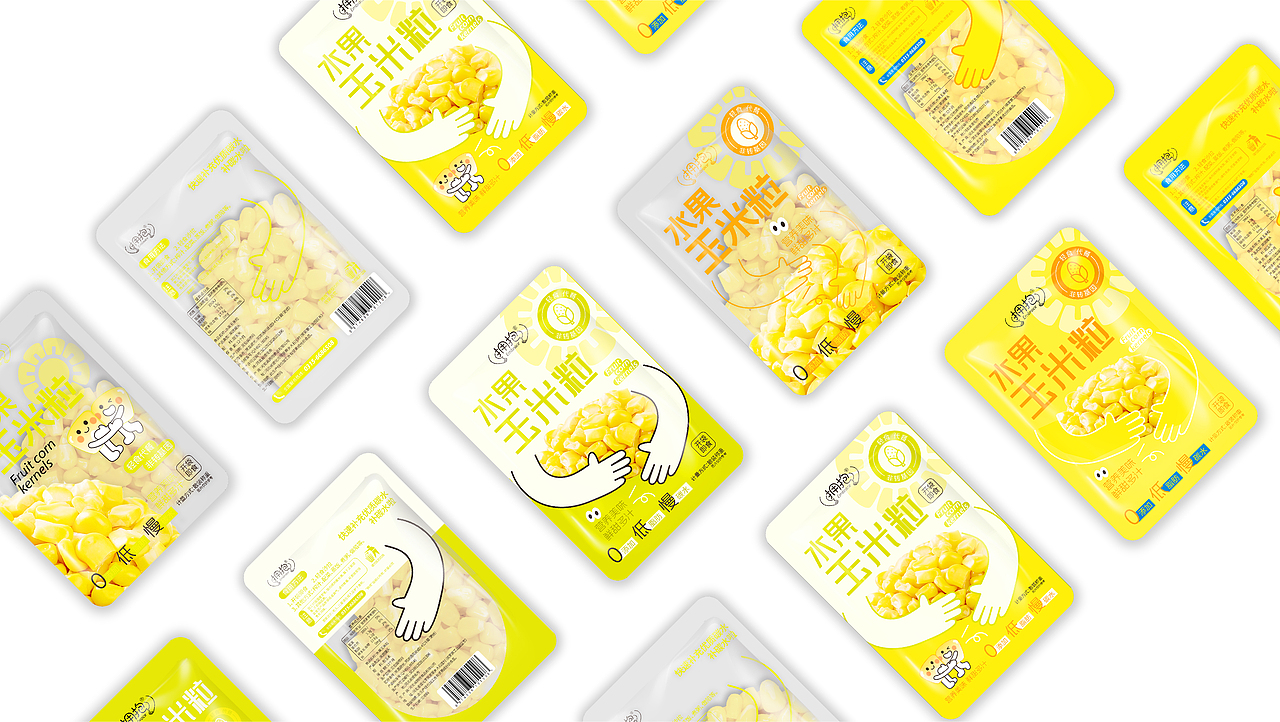 玉米粒品牌包装设计（图ZMzkwNDk1NTI4） - 包装 - 站酷设计师尧鹿品牌设计原创素材 - 站酷ZCOOL