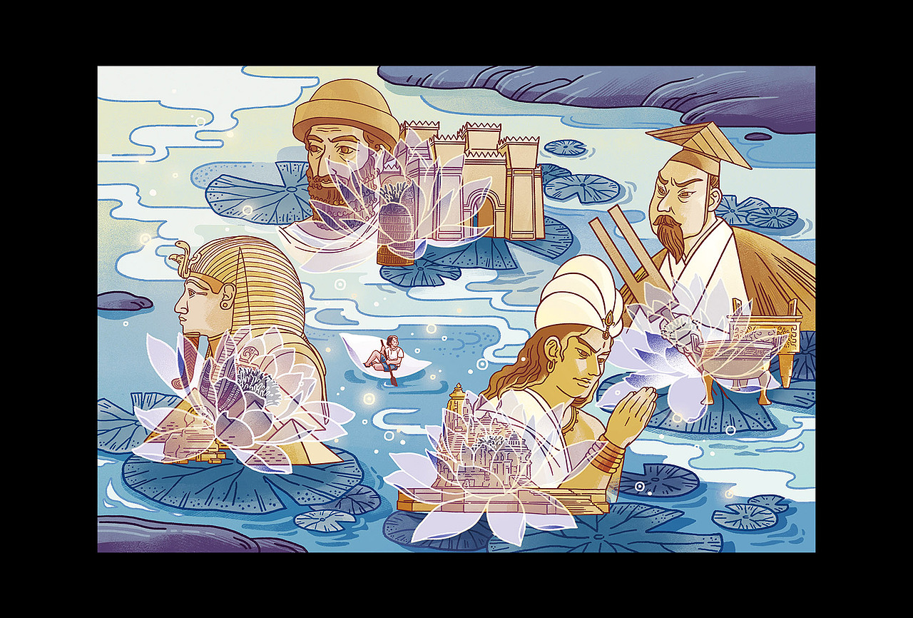 四大古文明,文明河流中的四朵“奇葩”