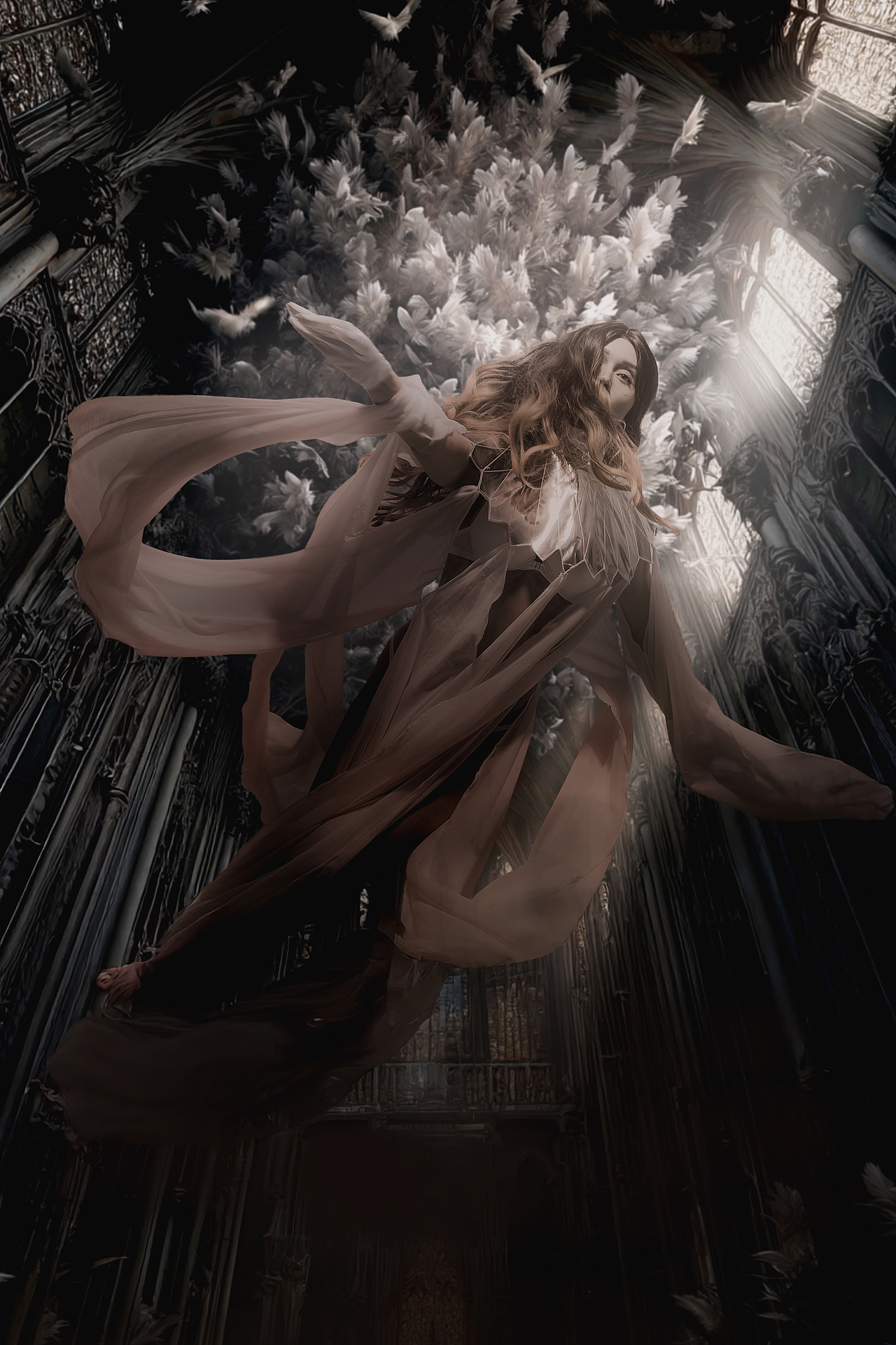 一组天使主题摄影作品