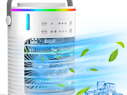 冷风机亚马逊主图A+(渲染+平面 )