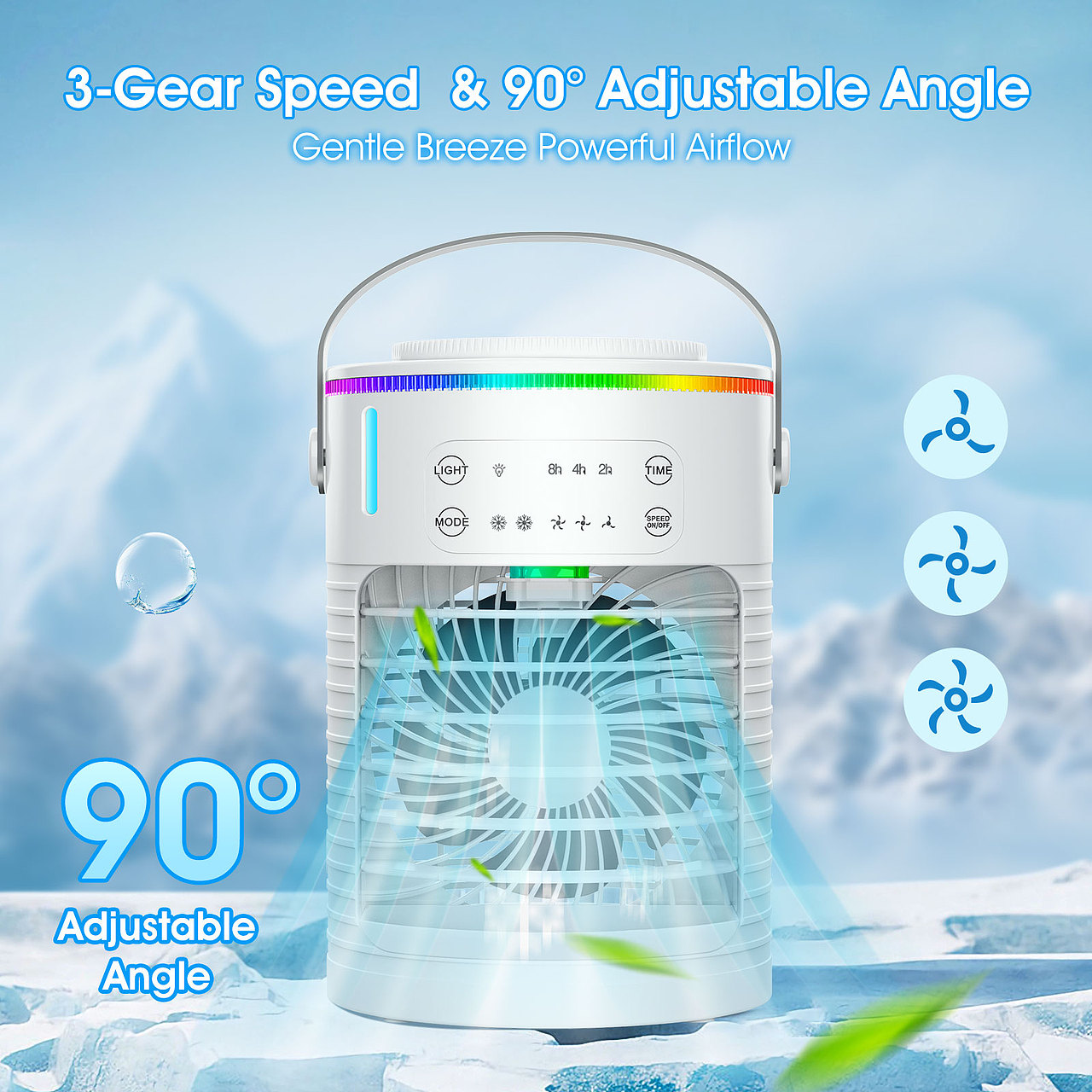 冷风机亚马逊主图A+（渲染+平面 ）（图ZMzkwNTA2NDE2） - 电商 - 站酷设计师Chesterfied原创素材 - 站酷ZCOOL