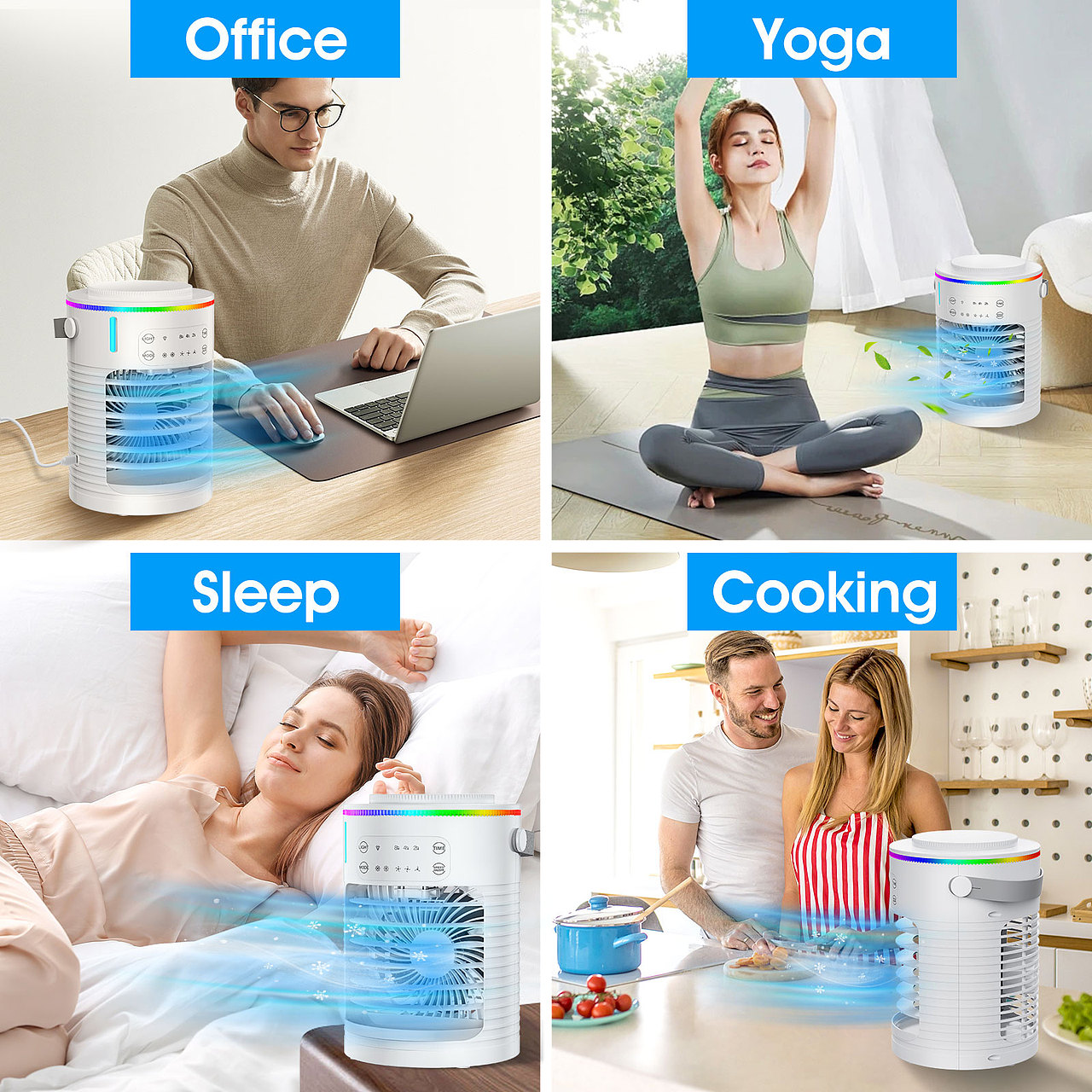 冷风机亚马逊主图A+（渲染+平面 ）（图ZMzkwNTA2NDM2） - 电商 - 站酷设计师Chesterfied原创素材 - 站酷ZCOOL