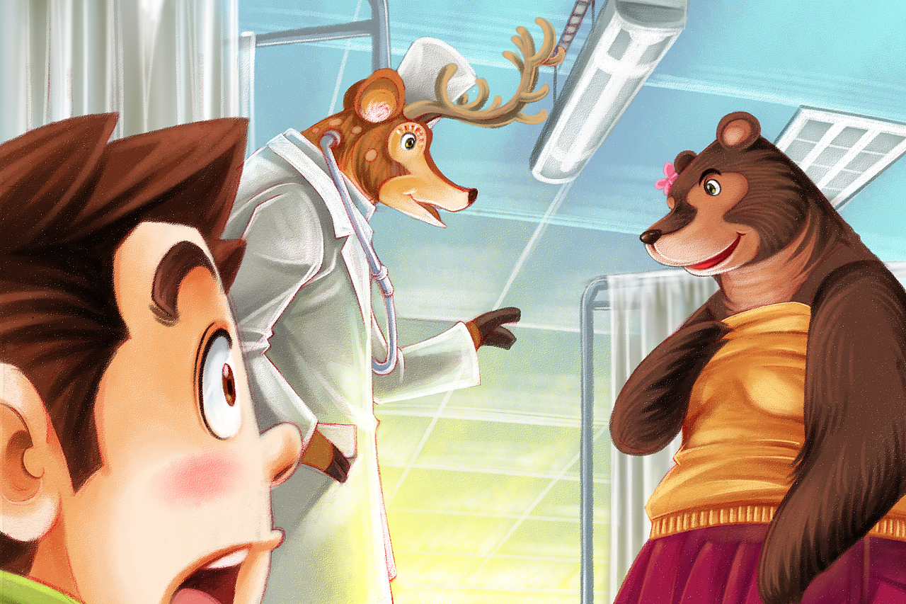 《初到动物世界》-嘟嘟动物世界大历险系列四（图ZMzkwNTA4Njky） - 绘本 - 站酷设计师tuteng000001原创素材 - 站酷ZCOOL