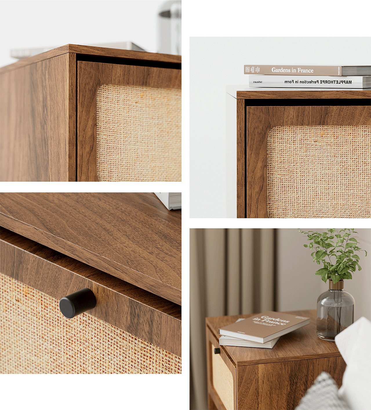 产品渲染 | 「木境」实木床头柜 #2