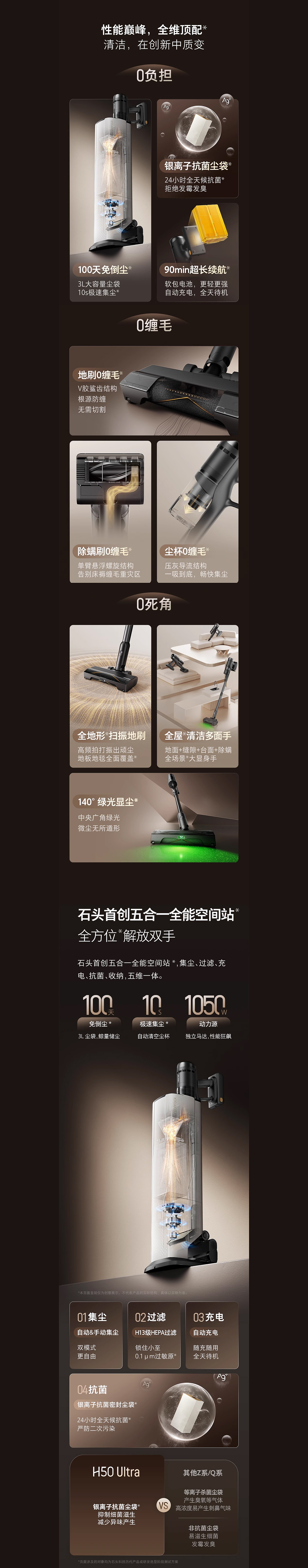 MSTD X 石头智能自集吸尘器全新单品包装