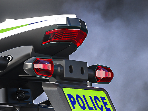 儿童摩托车 警察摩托车 摩托车详情页