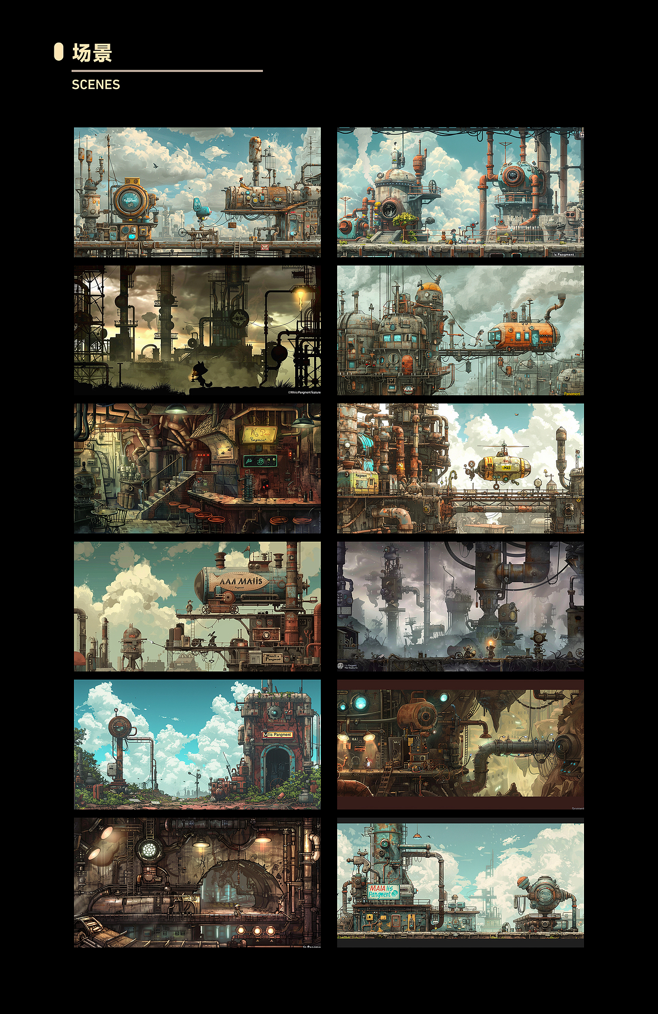 蒸汽迷城游戏界面设计