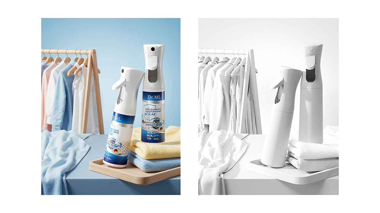 美妆写实渲染，ai辅助，植物除螨喷雾剂（图ZMzkwNTI1OTYw） - 产品 - 站酷设计师李新福原创素材 - 站酷ZCOOL