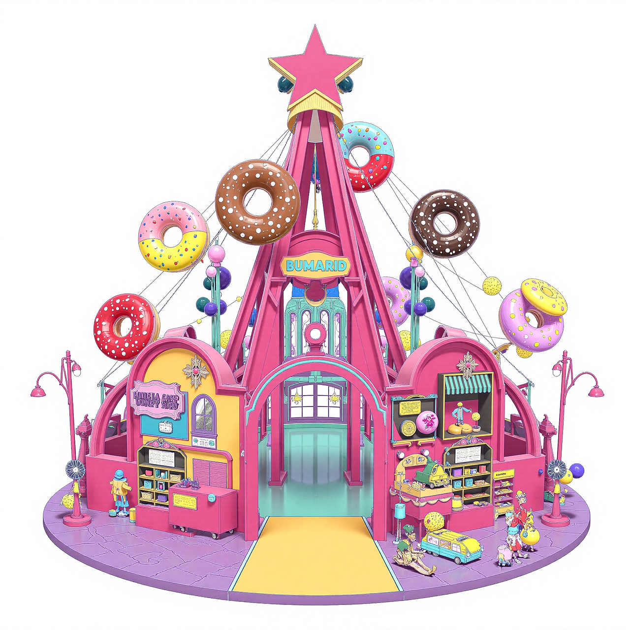 六一限定 | 異想天開的夢幻世界（圖ZMzkwNTMxMTYw） - AI作品 - 站酷設(shè)計師li8814082原創(chuàng)素材 - 站酷ZCOOL