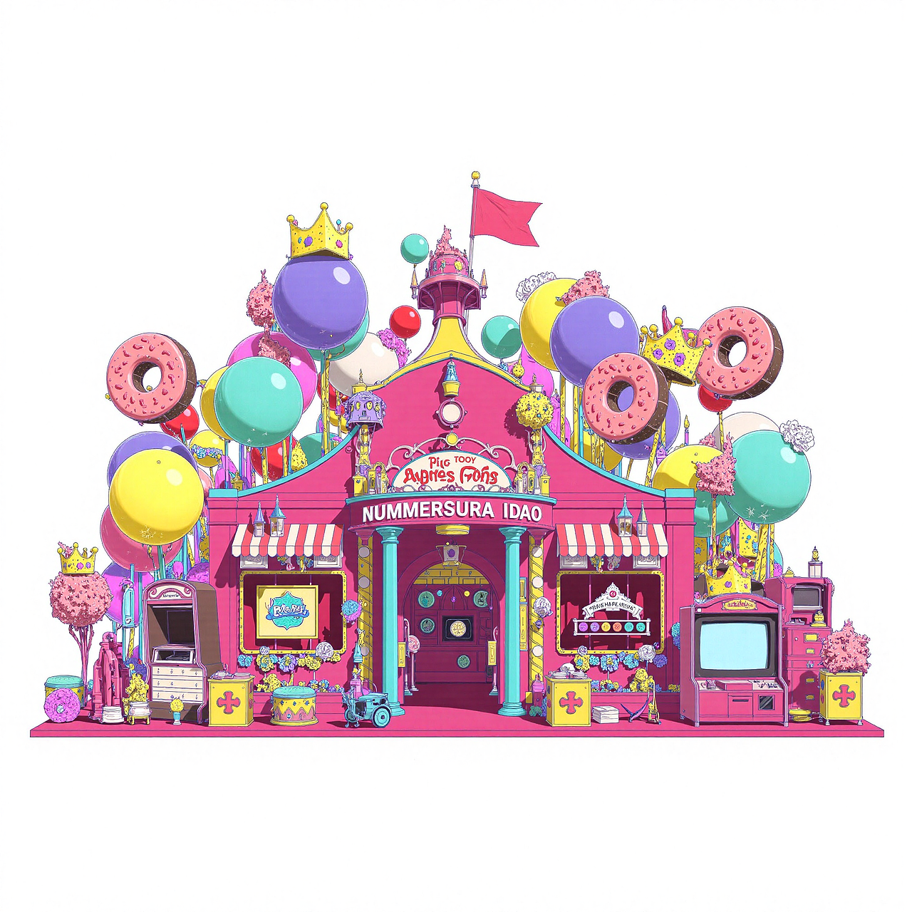 六一限定 | 異想天開的夢幻世界（圖ZMzkwNTMxMTcy） - AI作品 - 站酷設(shè)計師li8814082原創(chuàng)素材 - 站酷ZCOOL