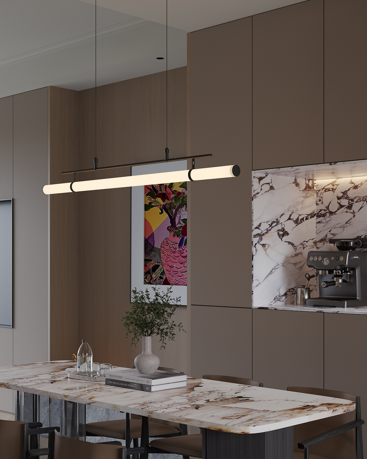 复古家装客餐厅（图ZMzkwNTM5Nzc2） - 家装设计 - 站酷设计师彦霖视觉空间原创素材 - 站酷ZCOOL