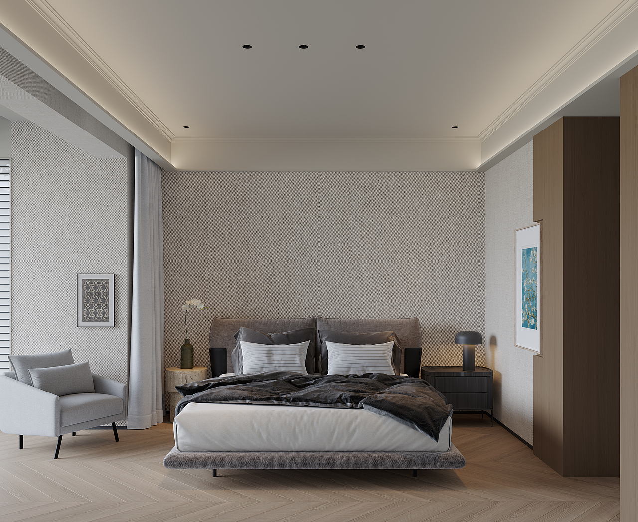 复古家装客餐厅（图ZMzkwNTM5NzQ0） - 家装设计 - 站酷设计师彦霖视觉空间原创素材 - 站酷ZCOOL