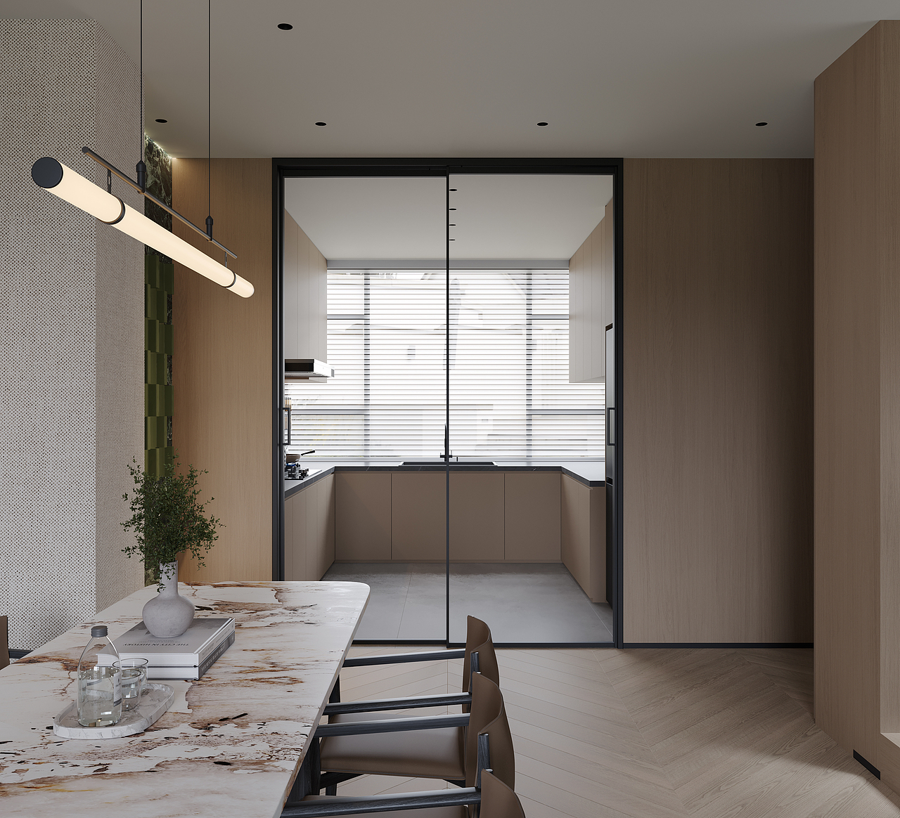 复古家装客餐厅（图ZMzkwNTM5NzY0） - 家装设计 - 站酷设计师彦霖视觉空间原创素材 - 站酷ZCOOL