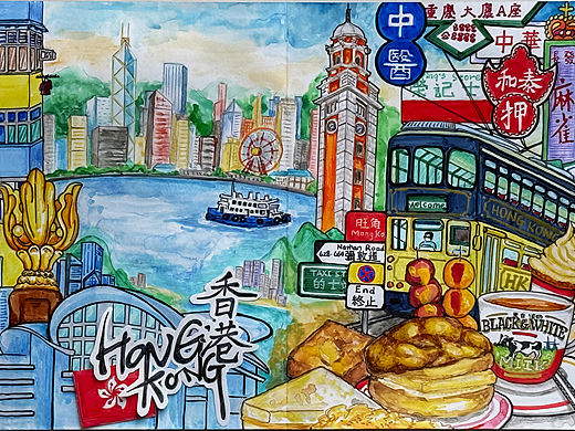 旅行绘本｜香港🇭🇰