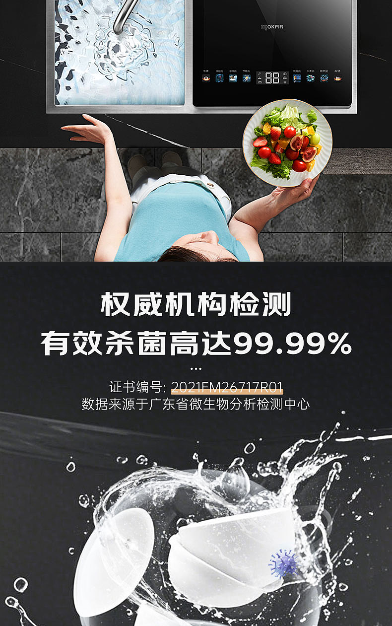 水槽洗碗机详情