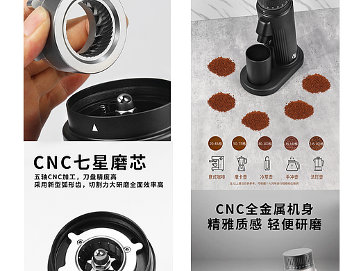 咖啡磨豆机详情主图练习