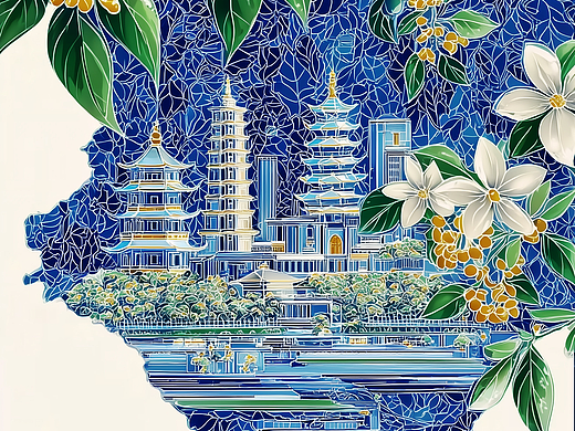 AIGC-《杭州|桂花》