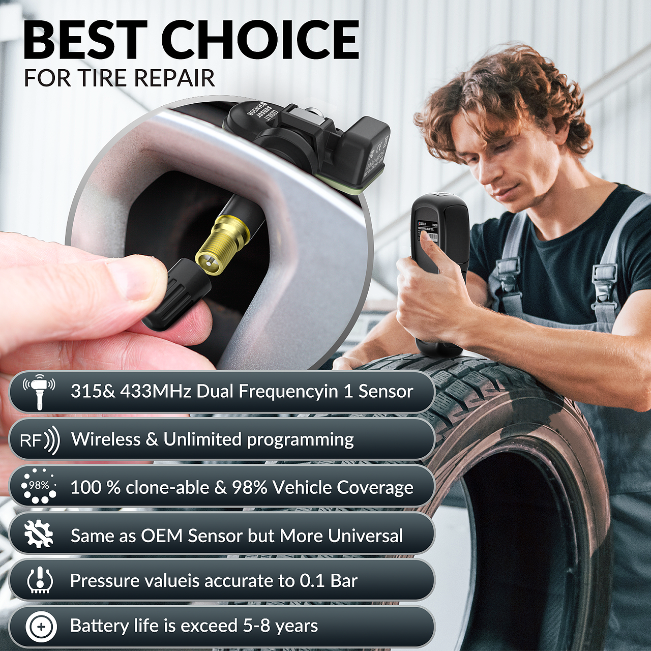 产品图渲染【胎压扫描仪器TPMS90】【胎压滤嘴TS_01】